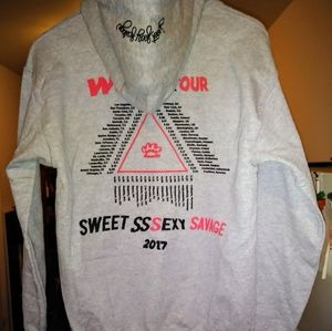 Kehlani Sweet Sexy Savage Hoodies Black & Gray